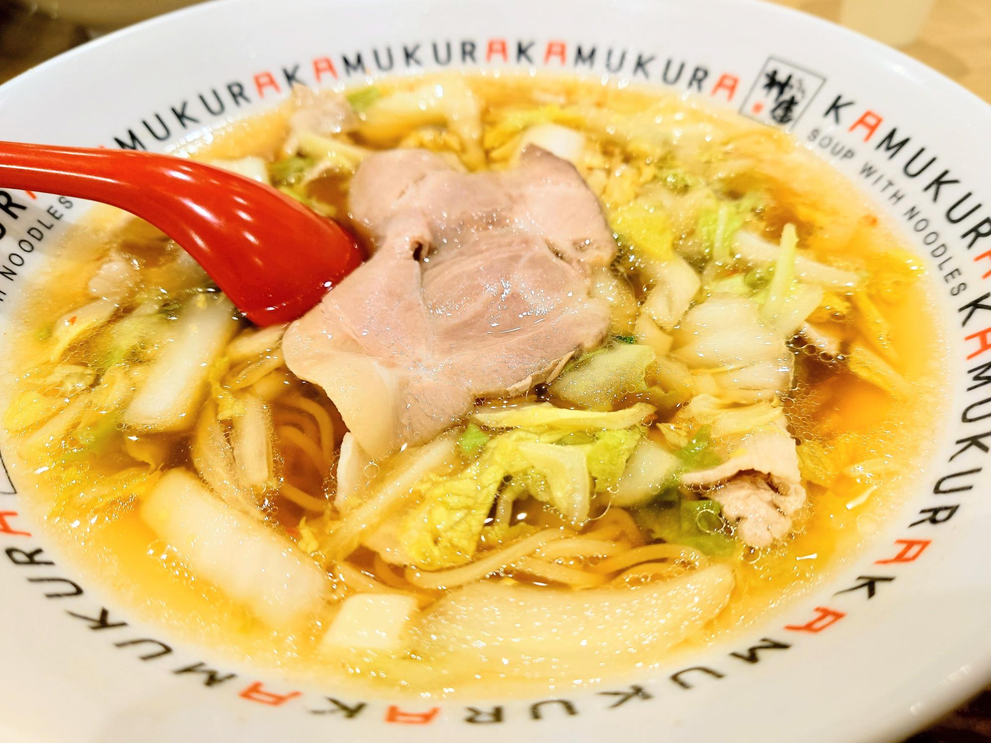 他既存店でいただいた「おいしいラーメン」