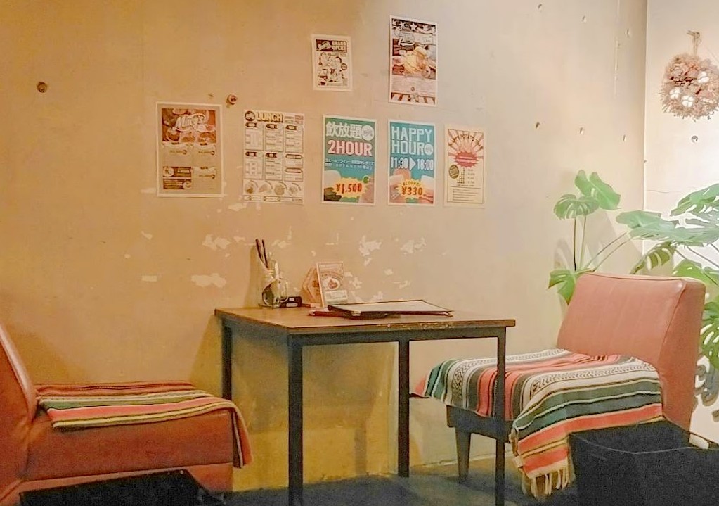 2階のソファー席