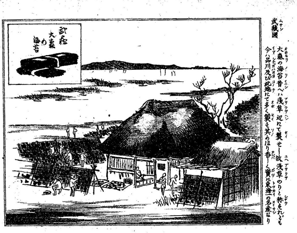 明治29(1896)年刊の『諸国名産図会 春』（国立国会図書館デジタルコレクションより）