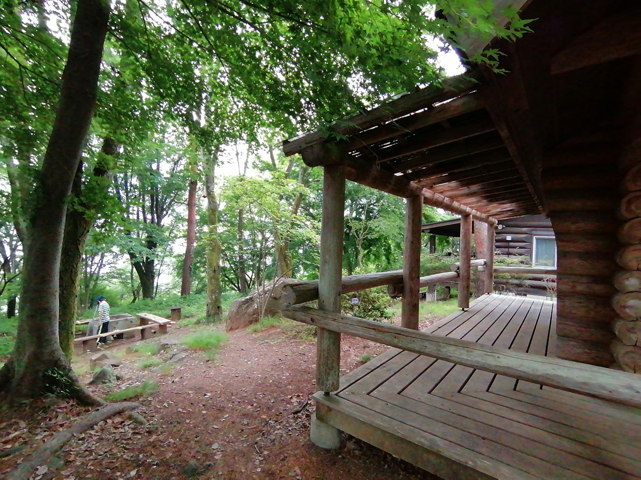 広々ウッドデッキもプライベート感満載