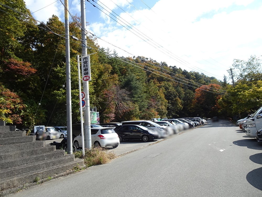天神森の市営駐車場