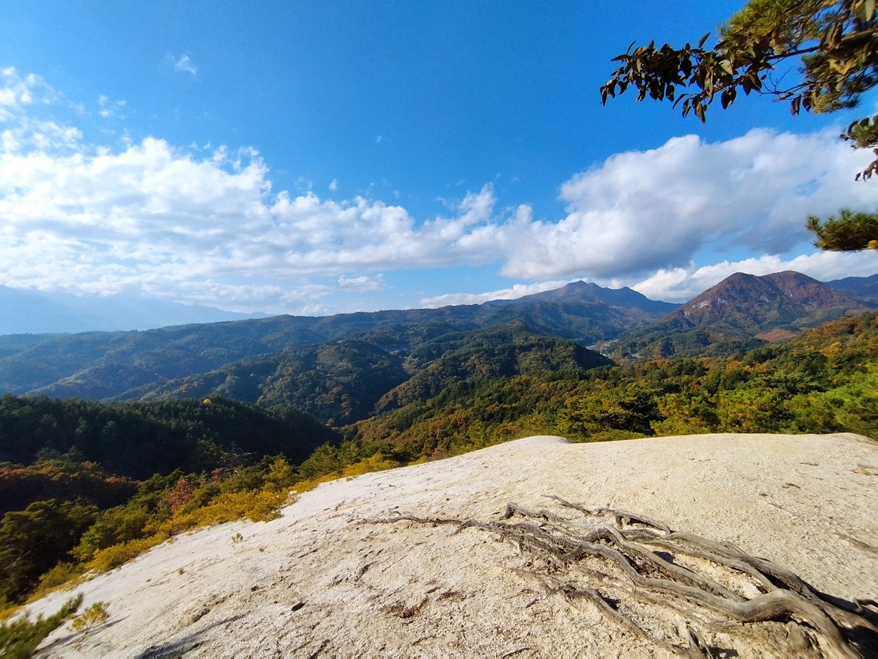 白山展望台からの景色