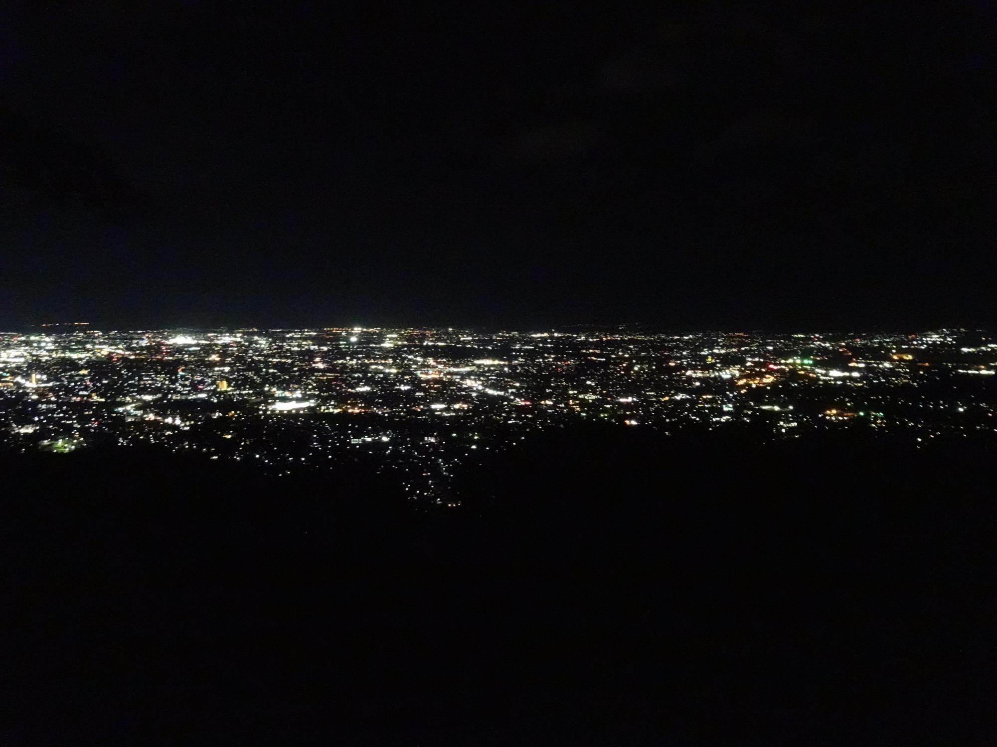 武田の杜からの夜景