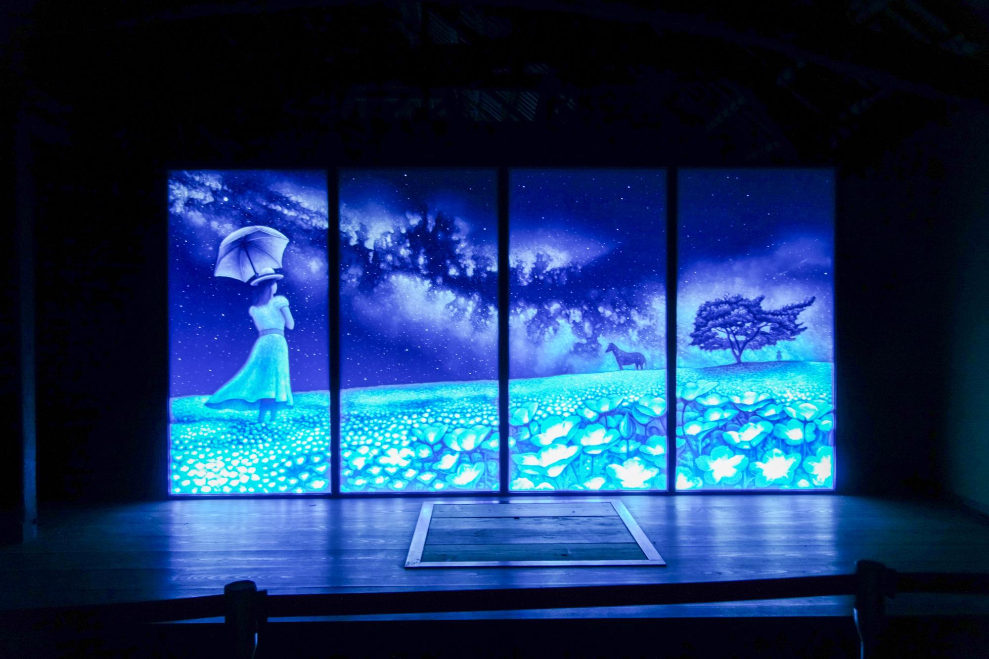 「ネモフィラの咲く丘で」2023年作