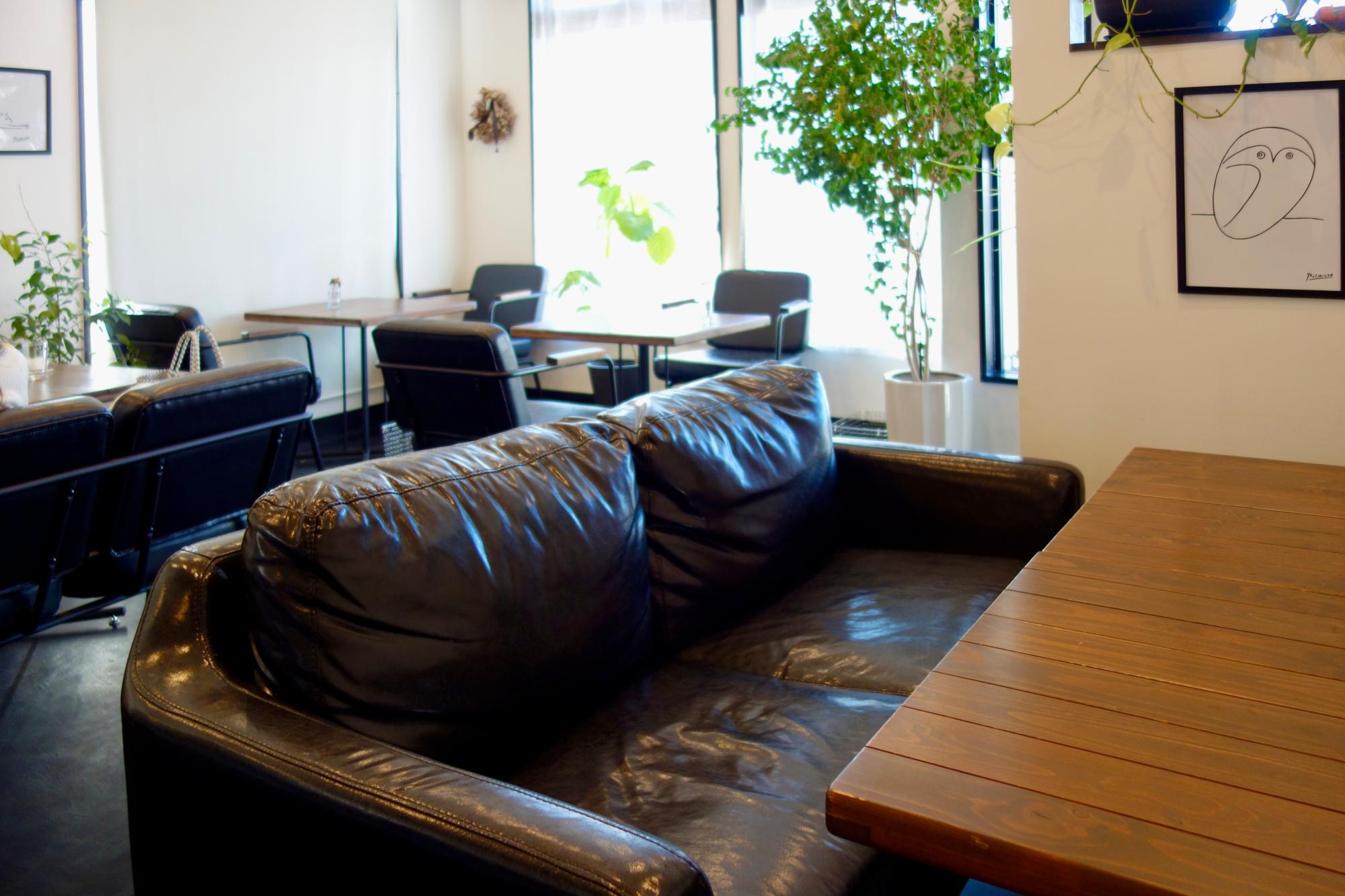 ソファーでゆったり寛げる