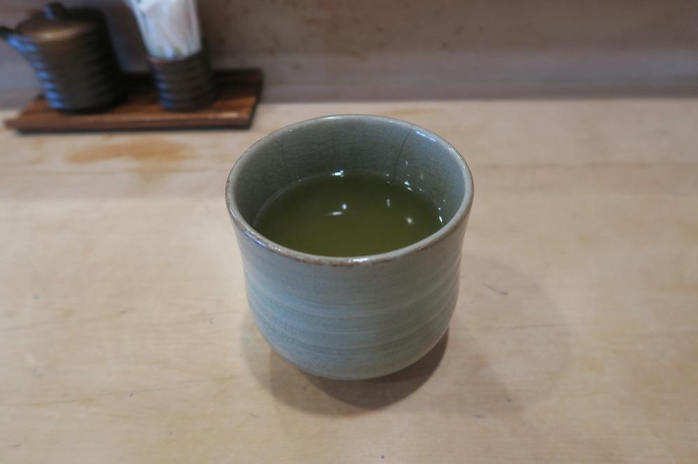 たっぷりのお茶が嬉しいです