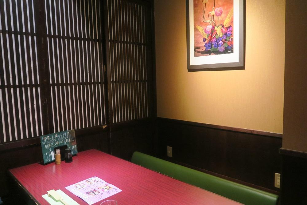 案内していただいた個室