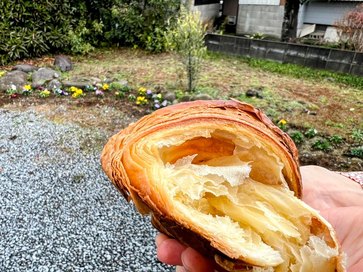 3日間かけて作られているクロワッサン、中身の層の美しさにも注目