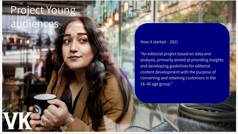 若者プロジェクトの開始（VKの資料より）