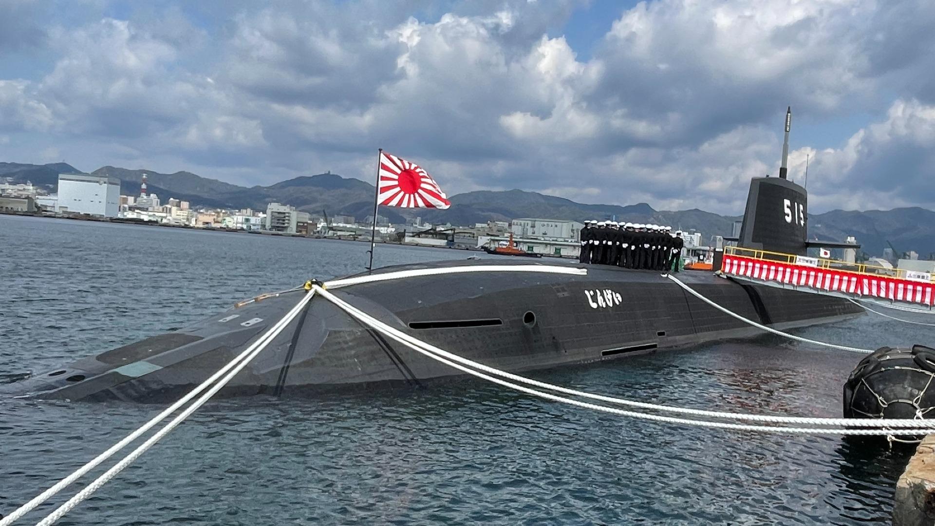 海上自衛隊の最新鋭たいげい型潜水艦3番艦「じんげい」就役――1番艦 